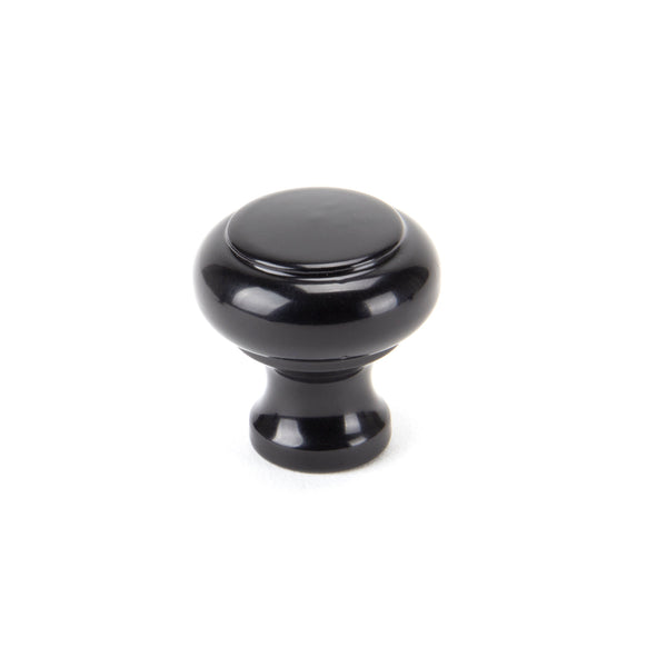 From The Anvil's Black Regency Cabinet Knob