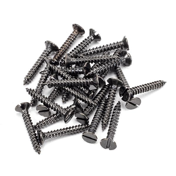 From The Anvil, Dark Stainless Steel 4x¾" Countersunk Screws (25), Door Bolts & Chains, Screws & Bolts