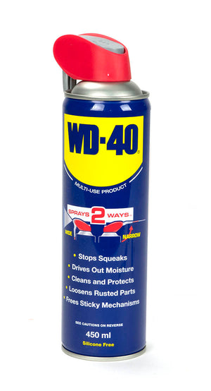 From The Anvil, WD40 Aerosol Spray (Smart Straw) 450 ML, Accessories, Maintenance & Care