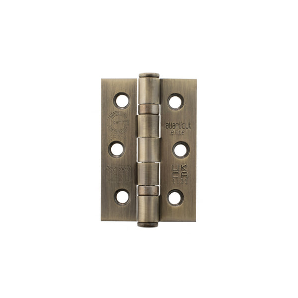 Atlantic CE Fire Rated Grade 7 Ball Bearing Hinges 3" x 2" x 2mm by Atlantic Hardware