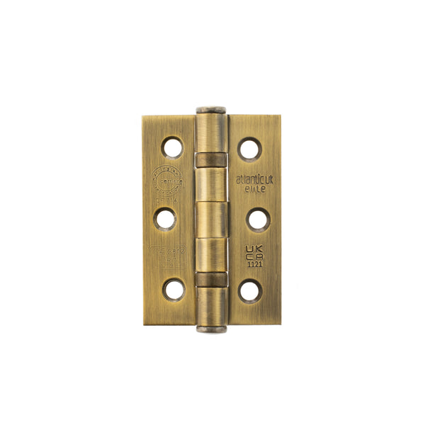 Atlantic CE Fire Rated Grade 7 Ball Bearing Hinges 3" x 2" x 2mm by Atlantic Hardware