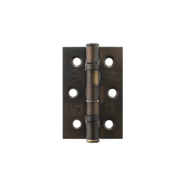 Atlantic CE Fire Rated Grade 7 Ball Bearing Hinges 3" x 2" x 2mm by Atlantic Hardware