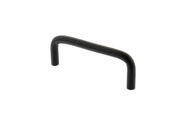 Atlantic D Cabinet Pull Handle 100mm x 10mm - Matt Black