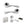 Status Colorado Door Handle Pack (Bathroom Set - 3