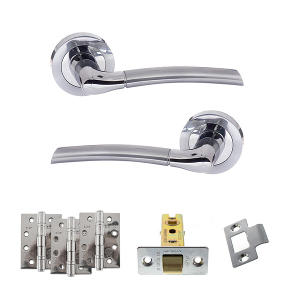 Atlantic Swell Dorpac (3" Latch, 3"x2" Hingesx3) by Atlantic Hardware