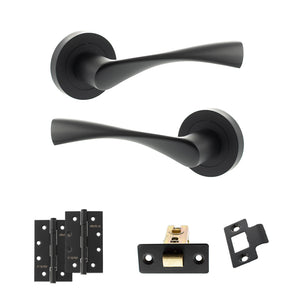 Eco Aqua Door Handle Pack (Latch Set - 2.5