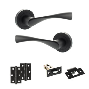 Eco Aqua Door Handle Pack (Latch Set - 2.5