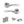 Eco Aqua Door Handle Pack (Latch Set - 2.5