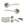 Eco Aqua Door Handle Pack (Bathroom Set - 3