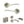 Eco Aqua Door Handle Pack (Bathroom Set - 2.5