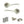 Eco Aqua Door Handle Pack (Latch Set - 2.5