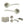 Eco Aqua Door Handle Pack (Bathroom Set - 2.5