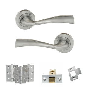 Eco Wave Door Handle Pack (Latch Set - 3
