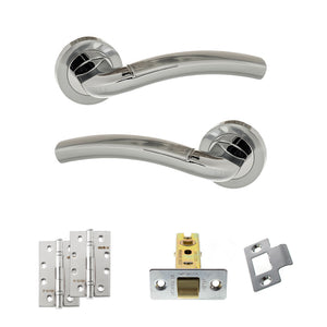Eco Crest Door Handle Pack (Latch Set - 2.5