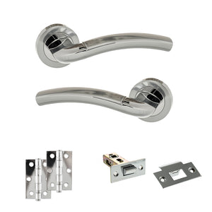 Eco Crest Door Handle Pack (Latch Set - 2.5