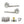 Eco Surf Door Handle Pack (Latch Set - 3