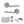 Eco Surf Door Handle Pack (Bathroom Set - 3