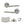 Eco Surf Door Handle Pack (Latch Set - 2.5