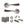 Old English Richmond Door Handle Pack (Euro Lock Set - 3