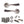 Old English Richmond Door Handle Pack (Euro Lock Set - 3