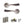 Old English Richmond Door Handle Pack (Latch Set - 3