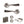 Old English Richmond Door Handle Pack (3 Lever Lock Set - 2.5