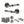 Old English Durham Door Handle Pack (Bathroom Set - 2.5