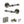 Old English Durham Door Handle Pack (Latch Set - 3