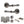 Old English Durham Door Handle Pack (Bathroom Set - 3