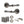 Old English Durham Door Handle Pack (3 Lever Lock Set - 2.5