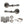 Old English Durham Door Handle Pack (3 Lever Lock Set - 3