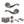 Old English Colchester Door Handle Pack (Bathroom Set - 2.5