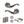 Old English Colchester Door Handle Pack (3 Lever Lock Set - 2.5