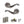 Old English Colchester Door Handle Pack (Latch Set - 3