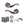 Old English Colchester Door Handle Pack (3 Lever Lock Set - 3