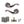 Old English Colchester Door Handle Pack (Latch Set - 2.5