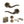 Old English Warwick Door Handle Pack (Bathroom Set - 2.5