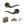 Old English Warwick Door Handle Pack (Latch Set - 2.5