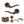 Old English Warwick Door Handle Pack (Bathroom Set - 3