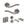 Old English Warwick Door Handle Pack (Bathroom Set - 3
