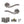 Old English Warwick Door Handle Pack (Latch Set - 3
