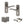 Old English Warwick Door Handle Pack (3 Lever Lock Set - 2.5