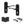 Old English Warwick Door Handle Pack (3 Lever Lock Set - 2.5