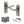 Old English Warwick Door Handle Pack (3 Lever Lock Set - 2.5