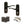 Old English Warwick Door Handle Pack (3 Lever Lock Set - 2.5