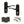 Old English Warwick Door Handle Pack (3 Lever Lock Set - 3