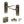 Old English Warwick Door Handle Pack (Latch Set - 3