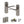 Old English Warwick Door Handle Pack (Latch Set - 2.5