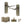 Old English Warwick Door Handle Pack (Latch Set - 3