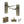 Old English Warwick Door Handle Pack (Latch Set - 3